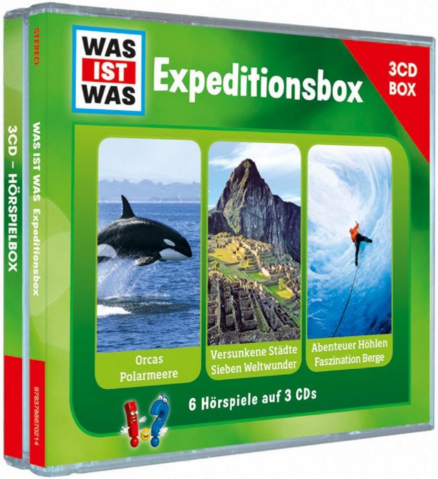 Tessloff Verlag Hörspiel WAS IST WAS 3-CD-Hörspielbox Expedition"" von Tessloff Verlag