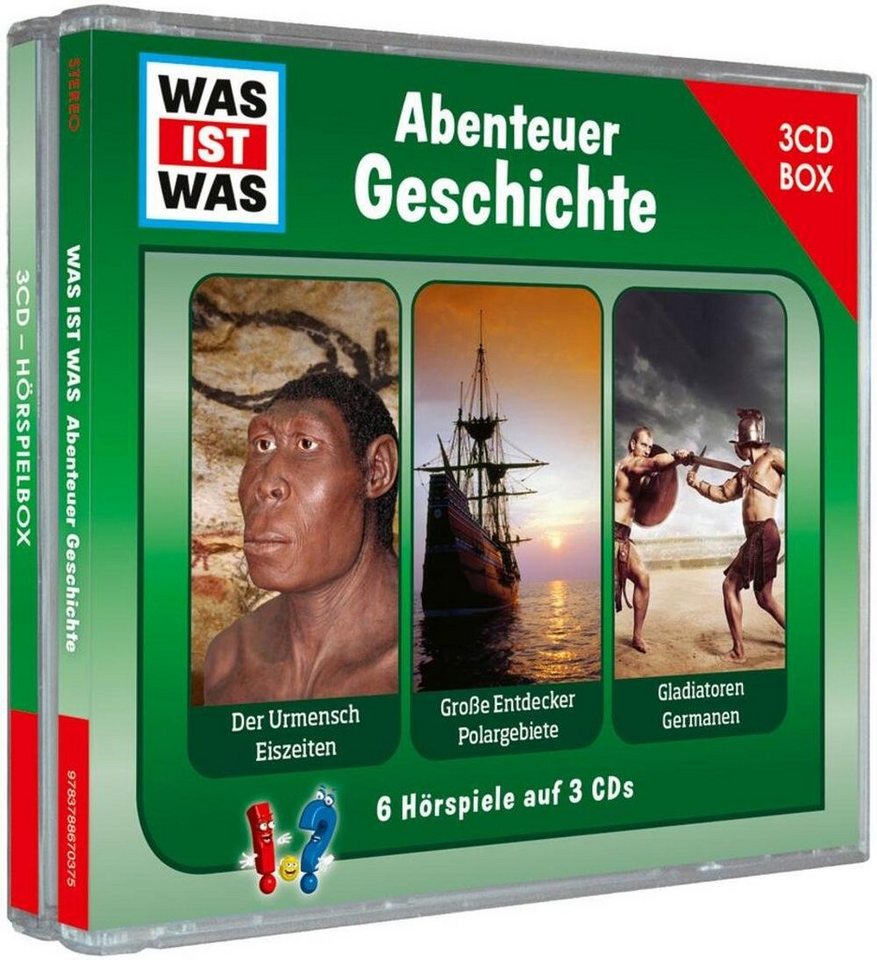 Tessloff Verlag Hörspiel WAS IST WAS 3-CD Hörspielbox. Abenteuer Geschichte Tessloff Verlag Hörspiel WAS IST WAS 3-CD Hörspielbox. Abenteuer Geschichte von Tessloff Verlag