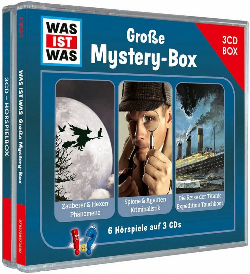 Tessloff Verlag Hörspiel WAS IST WAS 3-CD Hörspielbox. Große Mystery-Box Tessloff Verlag Hörspiel WAS IST WAS 3-CD Hörspielbox. Große Mystery-Box von Tessloff Verlag