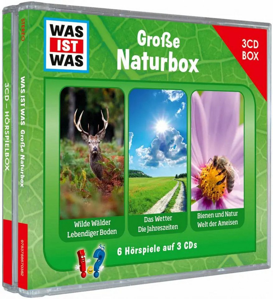 Tessloff Verlag Hörspiel WAS IST WAS 3-CD Hörspielbox. Große Naturbox Tessloff Verlag Hörspiel WAS IST WAS 3-CD Hörspielbox. Große Naturbox von Tessloff Verlag