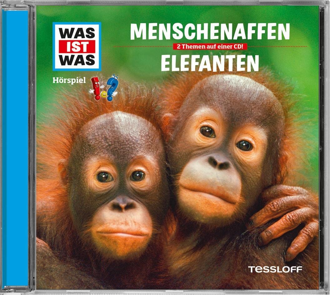 Tessloff Verlag Hörspiel Was ist was Hörspiel-CD: Menschenaffen/Elefanten von Tessloff Verlag