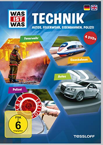 Was Ist Was DVD Technik. Autos, Feuerwehr, Eisenbahnen, Polizei von Tessloff