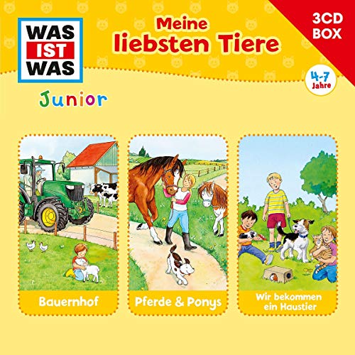 Was Ist Was Junior - 3-CD Hörspielbox Vol.3 - Meine liebsten Tiere von Tessloff