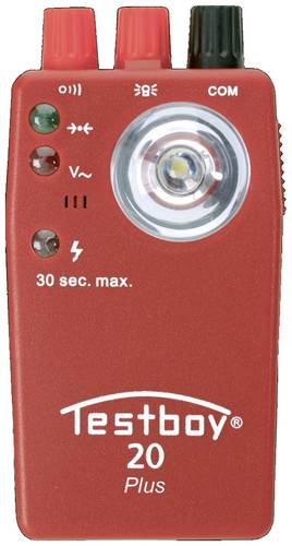 Testboy 20 Plus Durchgangsprüfgerät CAT II 300V LED, Akustik von Testboy