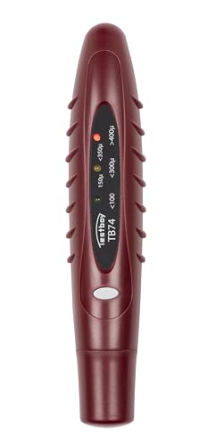 Testboy 74 Schichtdickentester mit LED-Anzeige (für nicht-magnetische Untergründe, übersichtliche LED-Anzeige, schnelle und unkomplizierte Überprüfung von Fahrzeuglacke), Rot von Testboy