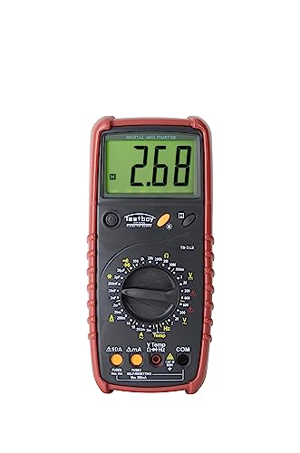 Testboy AZUBI-Paket mit TB 313, TB 40 Simple und TV Schuki 3 A (automatischer Messbereichsschutz, LED-Signalisierung, optische Anzeige mit 10 LEDs) Rot/Schwarz von Testboy