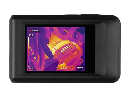 Testboy TV 296 Wärmebildkamera mit Bluetooth und WiFi, Infrarotkamera (Echtzeitübertragung auf das Handy, Touch-Farb-LC-Display, integrierter Flash-Speicher mit 16 GB, kompatibel mit Bluetooth & WiFi) von Testboy