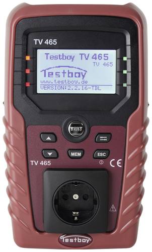 Testboy TV 465 PRO Gerätetester VDE-Norm 0701-0702 Testboy TV 465 PRO Gerätetester VDE-Norm 0701-0702 von Testboy