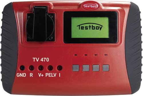 Testboy TV 470 Gerätetester kalibriert (DAkkS-akkreditiertes Labor) VDE-Norm 0701-0702, 0751 von Testboy