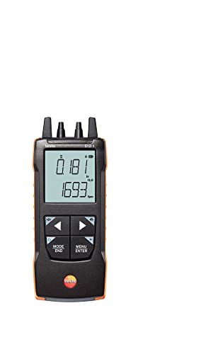 testo - 512-1 - 0563 1512 - Digitales Differenzdruckmessgerät mit App-Anbindung für den Einsatz in der Gebäudeüberwachung, der Luftströmungsmessung und anderen Anwendungen von Testo AG