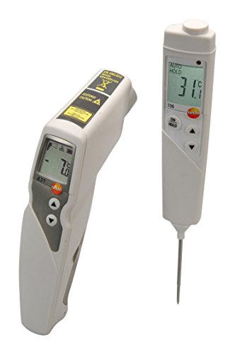 testo 831 - Infrarot-Thermometer + Testo 106 - Penetrationsthermometer (Set) von Testo AG