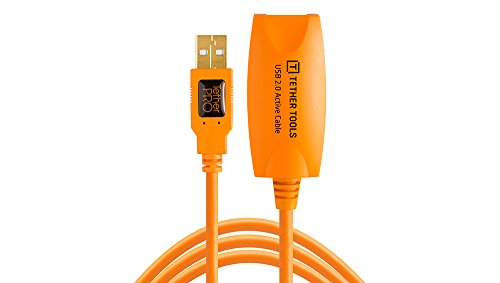 Tether Tools USB-Kabel USB 2.0 USB-A Stecker, USB-A Buchse 5.00m Orange Aktiv mit Signalverstärkung von Tether Tools