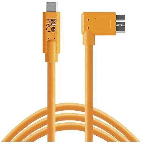 Tether Tools USB-Kabel USB-C® Stecker, USB-Micro-B 3.0 Stecker 4.60m Orange CUC33R15-ORG von Tether Tools