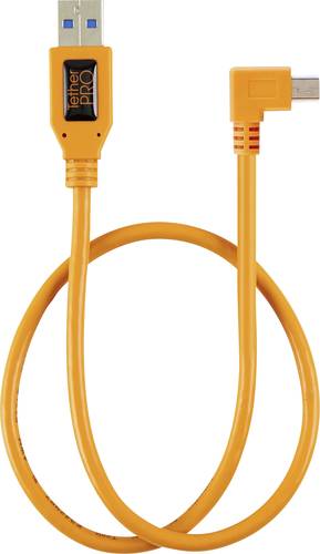 Tether Tools USB-Kabel USB-Mini-B Stecker, USB-A Stecker 0.50m Orange TET-CU51RT02-ORG von Tether Tools