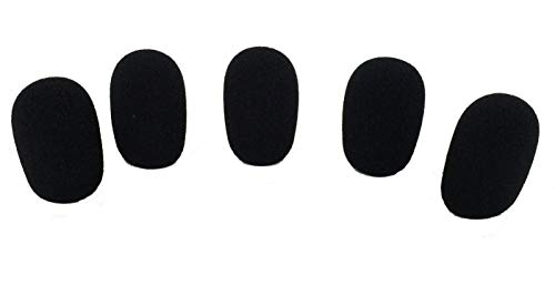Tetra-Teknica XFFZ5P-BLK Revers & Kopfhörer-Mikrofon-Windschutz, Farbe schwarz, 5er-Pack Tetra-Teknica XFFZ5P-BLK Revers & Kopfhörer-Mikrofon-Windschutz, Farbe schwarz, 5er-Pack von Tetra-Teknica