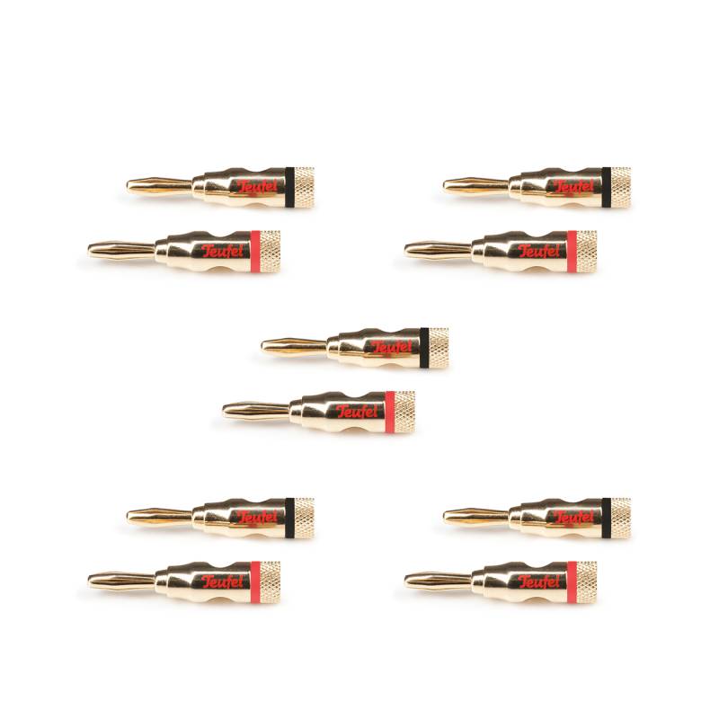 Bananenstecker C8502P (5 Paar) von Teufel
