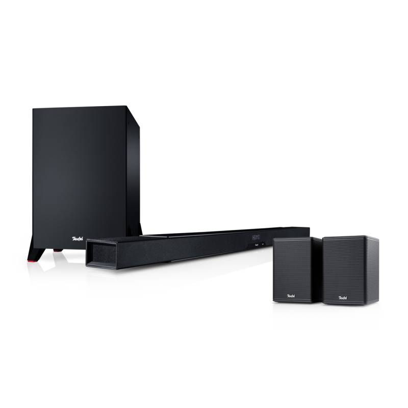 Teufel CINEBAR LUX Surround Ambition "5.1-Set" kabellos 2-Wege-System Schwarz von Teufel