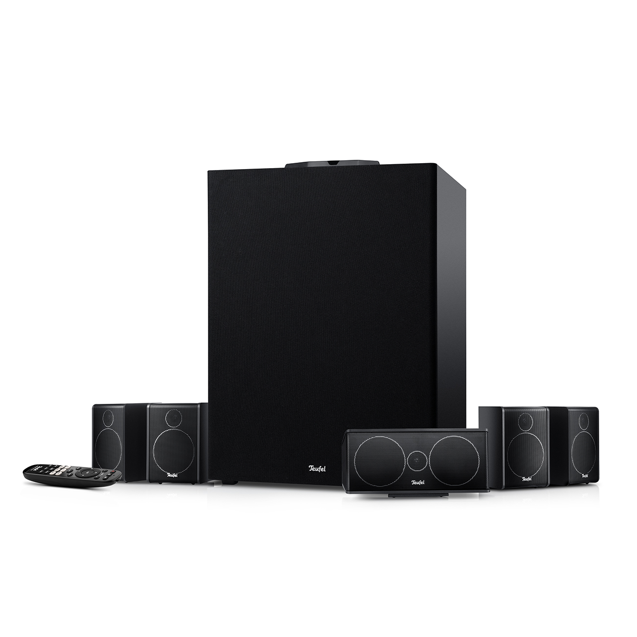 Teufel CONSONO 25 CONCEPT Surround Power Edition "5.1-Set" 5.1. Komplettsystem Surround-Sound Bluetooth Dynamore-Technologie Schwarz Teufel CONSONO 25 CONCEPT Surround Power Edition "5.1-Set" 5.1. Komplettsystem Surround-Sound Bluetooth Dynamore-Technologie Schwarz von Teufel