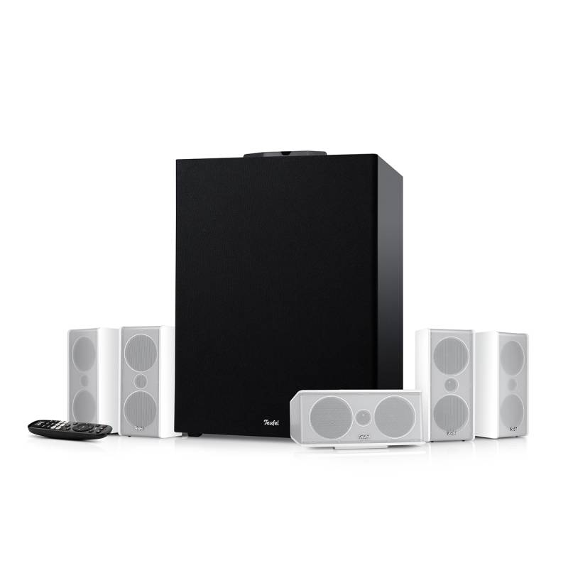 Teufel CONSONO 35 CONCEPT Surround Power Edition "5.1-Set" AV-Receiver Subwoofer Bluetooth 2-Wege-System Weiß von Teufel