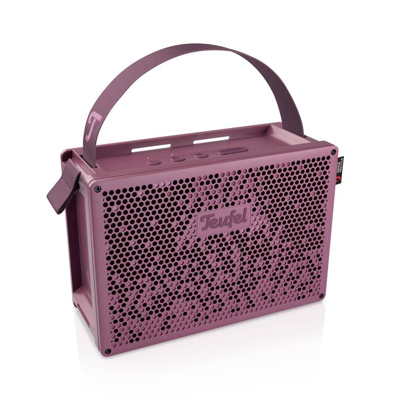 Teufel Mynd 50 % recyceltem Kunststoff wasserdicht Bluetooth tragbarer Speaker wild berry von Teufel