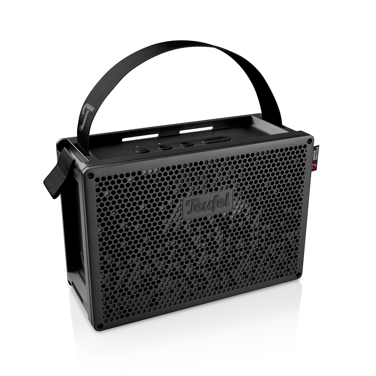 Teufel Mynd 50 % recyceltem Kunststoff wasserdicht Bluetooth tragbarer Speaker warm black Teufel Mynd 50 % recyceltem Kunststoff wasserdicht Bluetooth tragbarer Speaker warm black von Teufel
