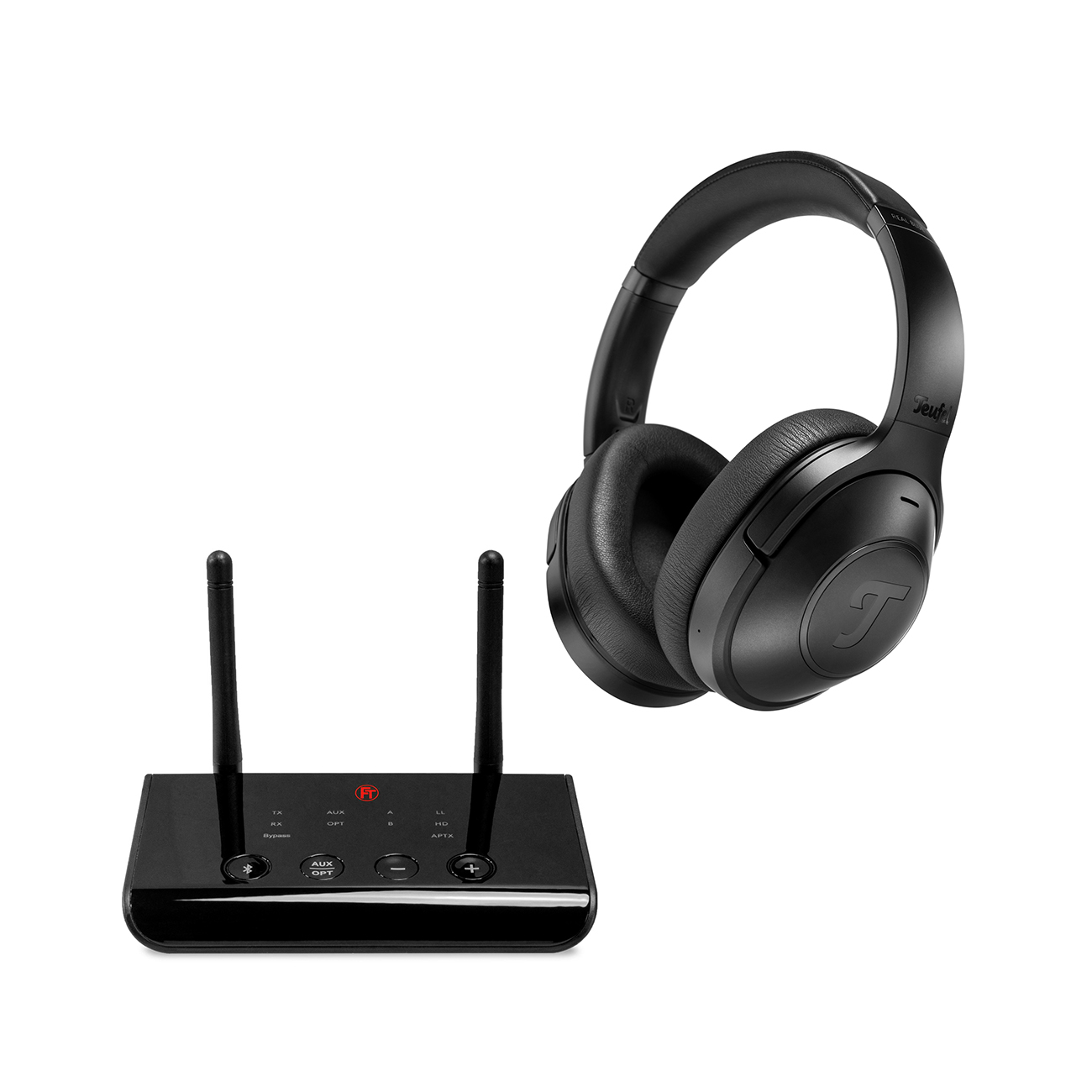Teufel REAL BLUE + FeinTech Bluetooth Audio System Bundle HD-Bluetooth-Kopfhörer Over-Ear über 55 Stunden SchwarzNight Black Teufel REAL BLUE + FeinTech Bluetooth Audio System Bundle HD-Bluetooth-Kopfhörer Over-Ear über 55 Stunden SchwarzNight Black von Teufel