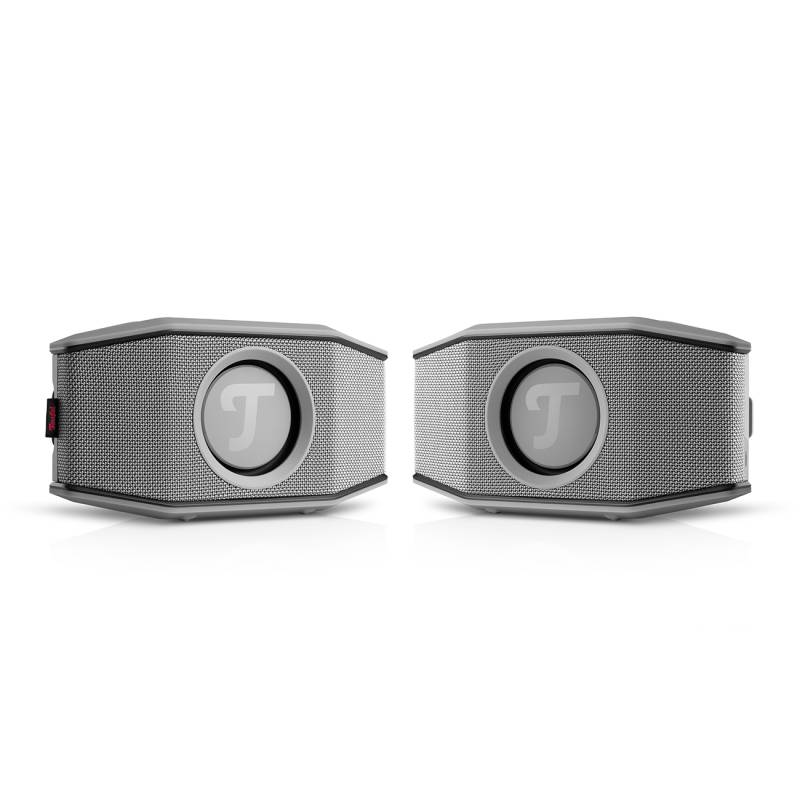 Teufel ROCKSTER GO 2 Stereo-Set 28 Stunden Akku Outdoor-Speaker wasserfest Bluetooth Gray & Black von Teufel