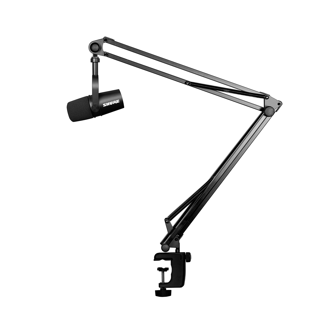 Shure MV7X + Boom Arm von Teufel