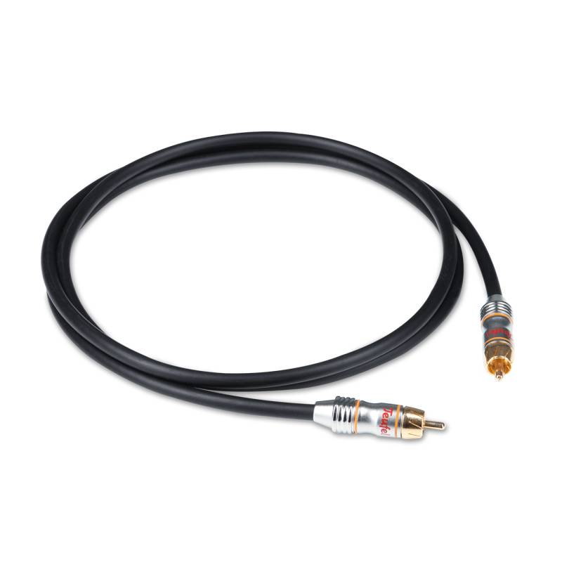Teufel 1,5 m Koaxial-Kabel C7515D Verbindungskabel Anschlüsse: 1 x Cinch / 1 x Cinch Schwarz von Teufel