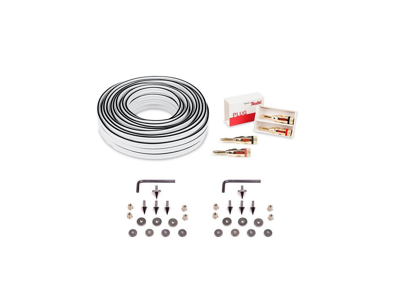 Teufel 2.0 Stereo-Kabel-Set "Performance" Audio-Kabel Teufel 2.0 Stereo-Kabel-Set "Performance" Audio-Kabel von Teufel