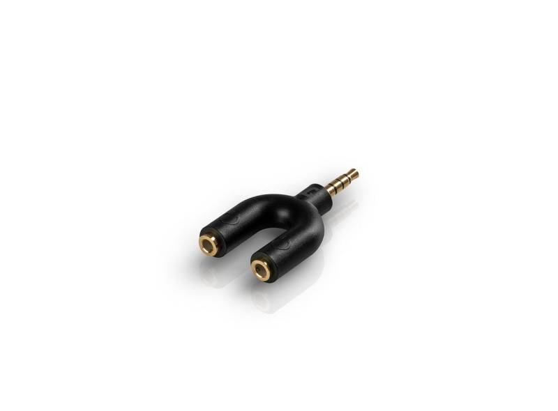 Teufel Audio Y Splitter Kopfhöreranschluss Adapter Audio-Kabel, (5 cm) von Teufel