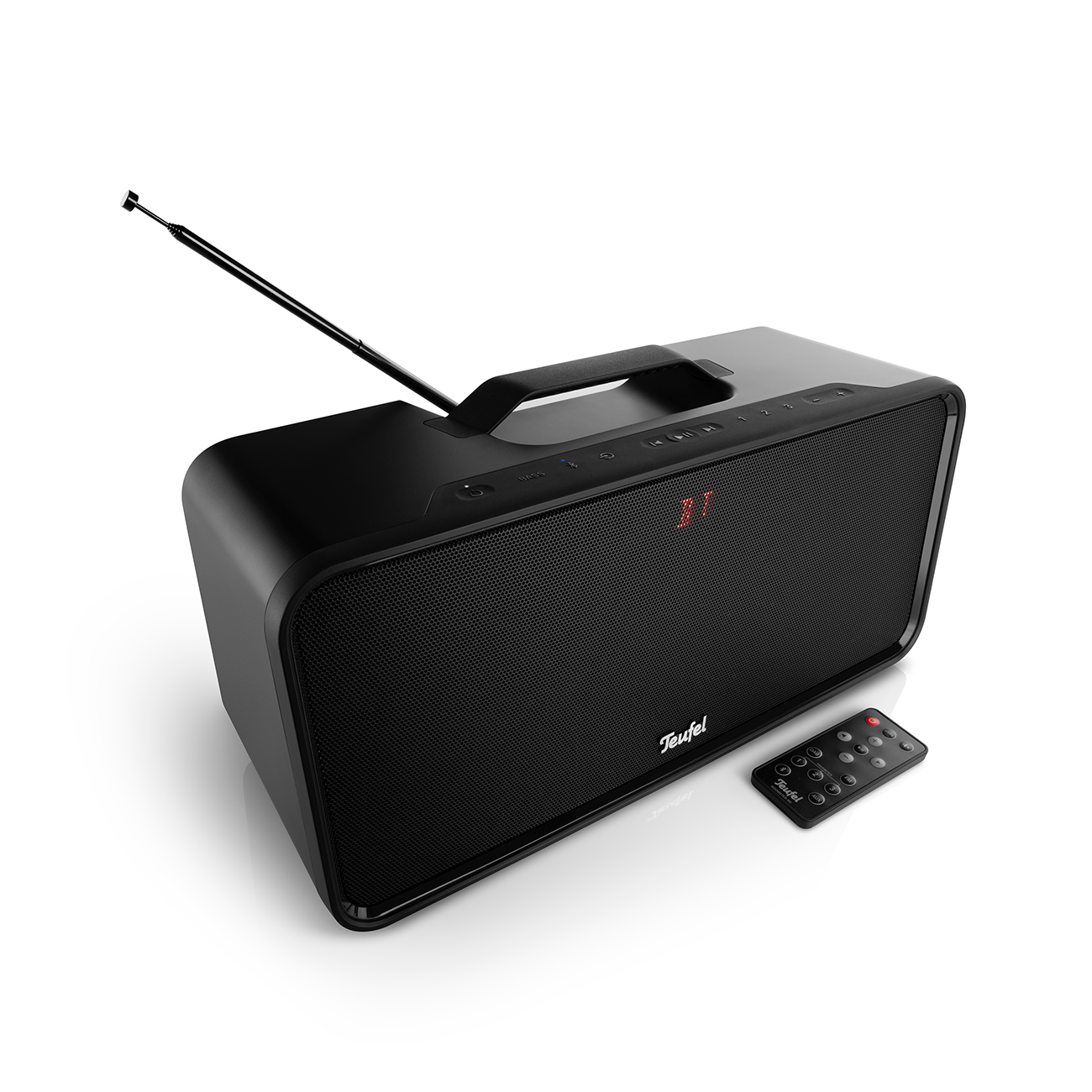 Teufel BOOMSTER Stereo-Bluetooth-DAB+/FM-Soundsystem Outdoor-Speaker bis zu 18 Stunden Akku Night Black von Teufel