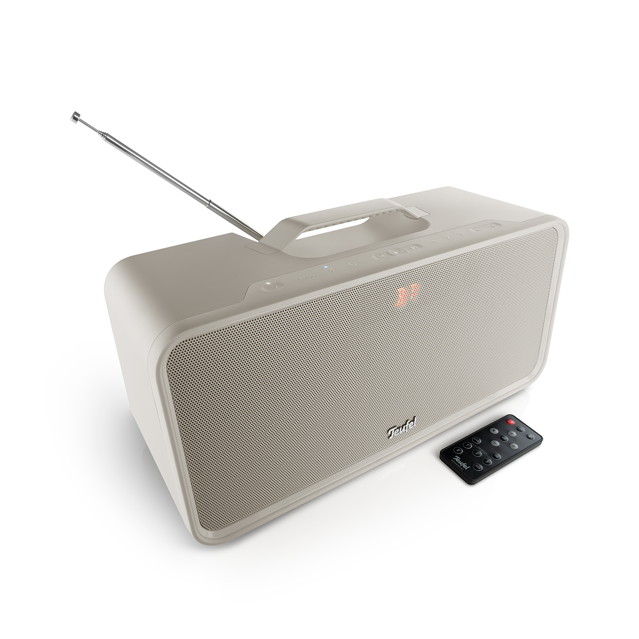 Teufel BOOMSTER Stereo-Bluetooth-DAB+/FM-Soundsystem Outdoor-Speaker bis zu 18 Stunden Akku Sand White Teufel BOOMSTER Stereo-Bluetooth-DAB+/FM-Soundsystem Outdoor-Speaker bis zu 18 Stunden Akku Sand White von Teufel