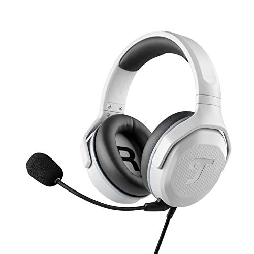 Teufel CAGE ONE Kabelgebundenes Over-Ear-Kopfhörer, Mikrofon, Gaming-Headset, TeamSpeak Zertifiziert, geeignet für Games, Musik und fürs Homeoffice - weiß von Teufel