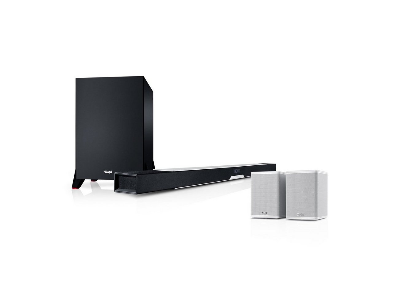 Teufel CINEBAR LUX Surround Ambition "5.1-Set" Soundbar (Bluetooth, 150 W, Internetradio, Sleeptimer) von Teufel