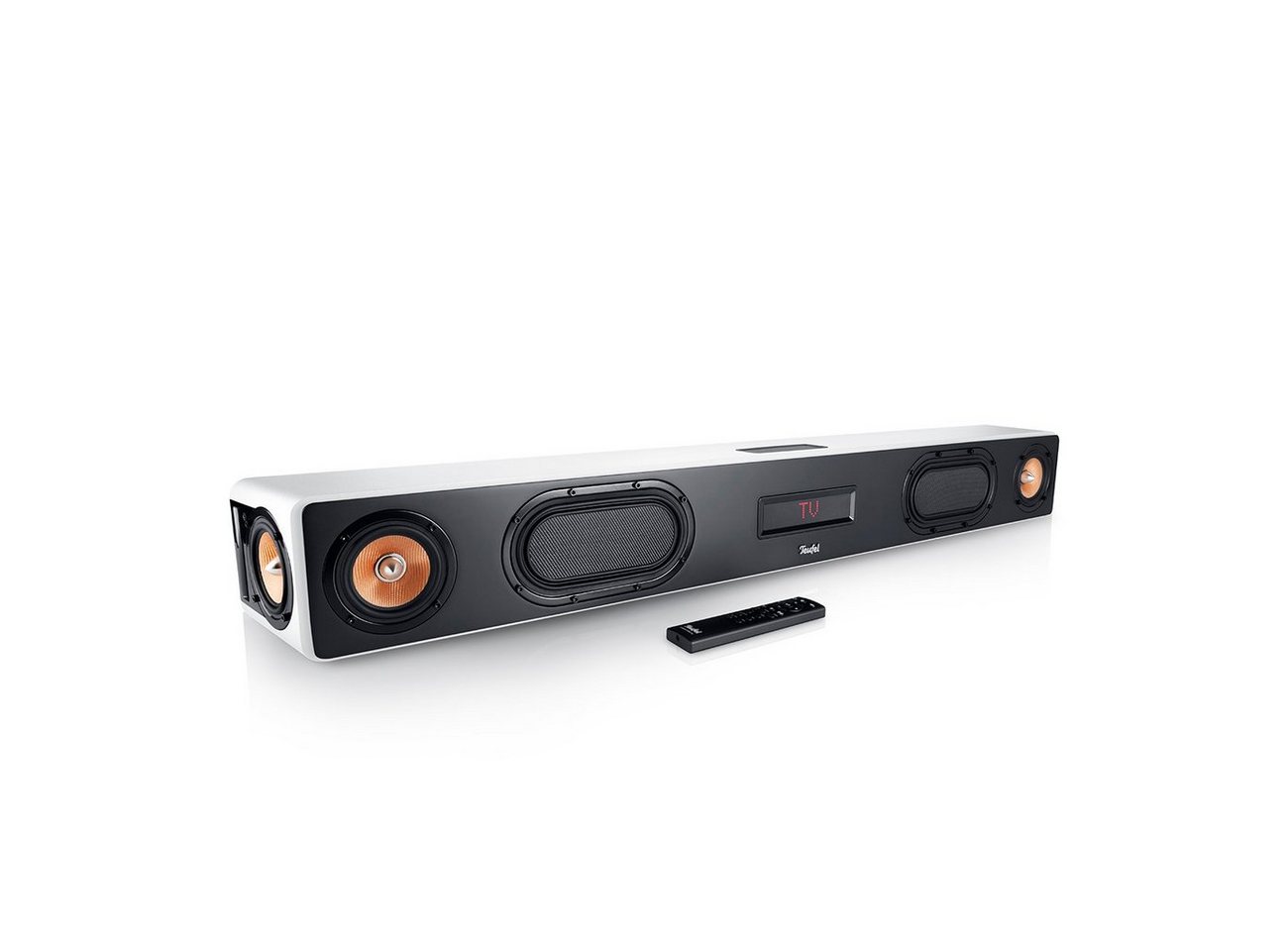 Teufel CINEBAR ULTIMA Soundbar (HDMI, Bluetooth, 380 W, 6 High-Performance-Töner mit eingebautem XXL-Subwoofer) von Teufel