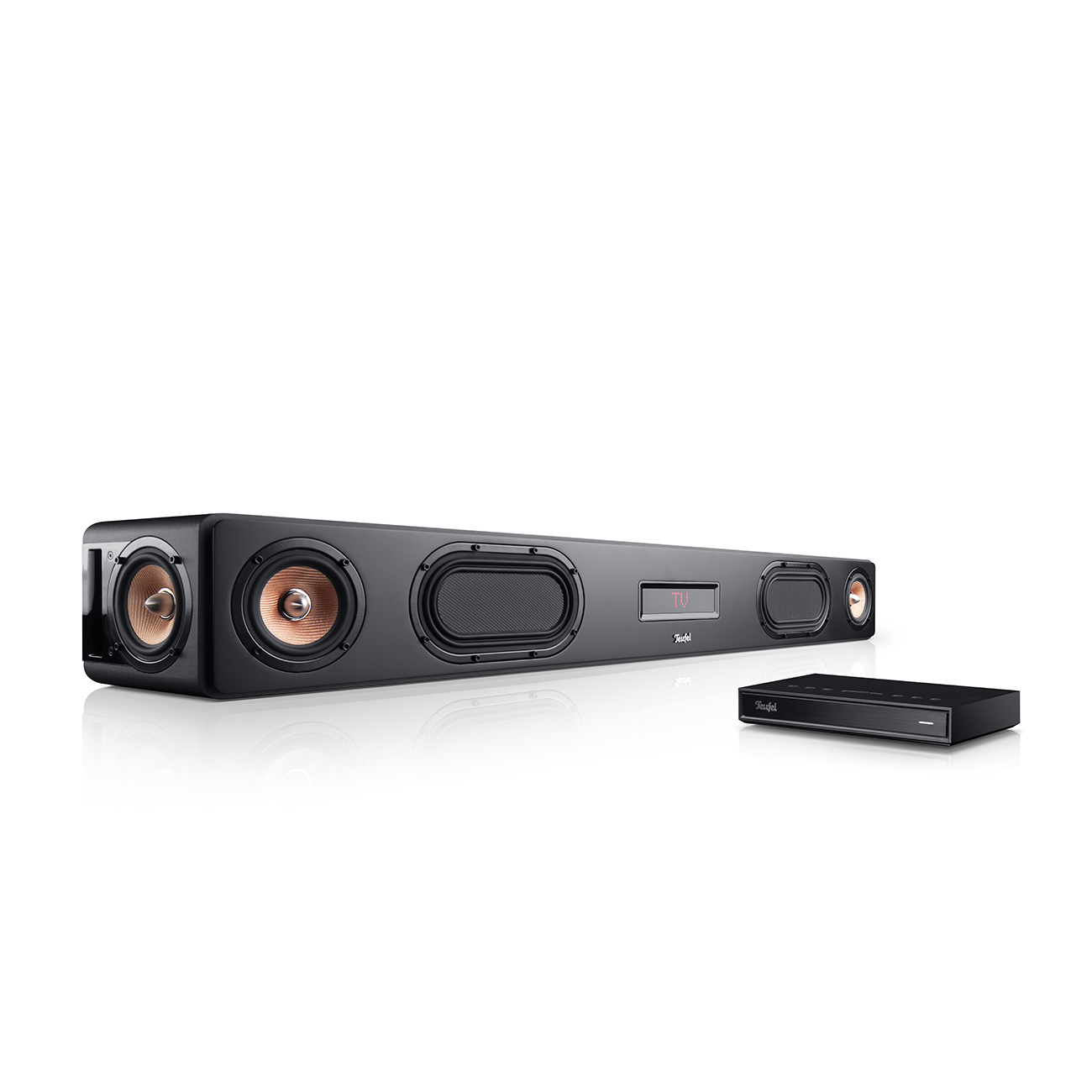 Teufel Cinebar Ultima Streaming Performante Soundbar Bluetooth Virtuell Surround integr. Subwoofer Schwarz Teufel Cinebar Ultima Streaming Performante Soundbar Bluetooth Virtuell Surround integr. Subwoofer Schwarz von Teufel