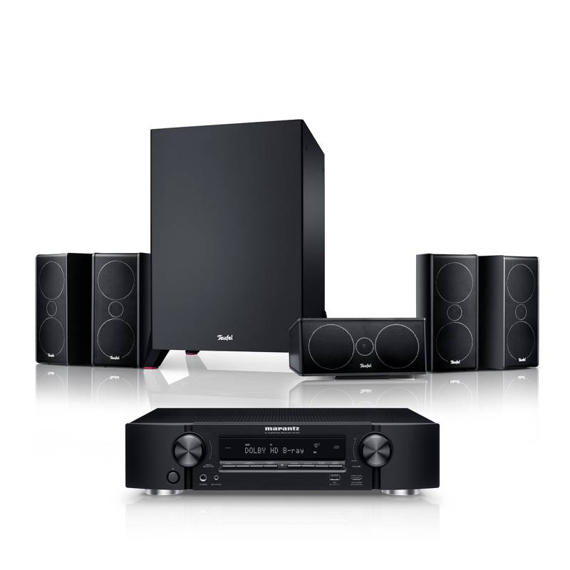 Teufel Consono 35 AVR 5.1 Heimkino-Set mit AV-Receiver Schwarz/Schwarz von Teufel