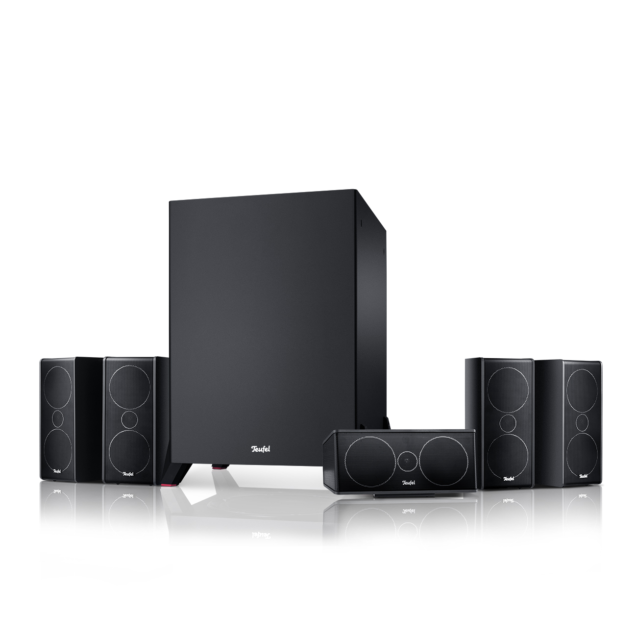 Teufel Consono 35 Mk3 5.1 Heimkino-Set mit Satelliten-Lautsprechern 2-Wege-Micro-Boxen Schwarz Teufel Consono 35 Mk3 5.1 Heimkino-Set mit Satelliten-Lautsprechern 2-Wege-Micro-Boxen Schwarz von Teufel