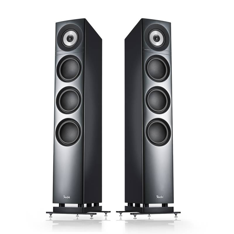 Teufel Definion 3 3-Wege-Technologie High-End-Stereo-Regallautsprecher Präziser Bass Anthrazit von Teufel