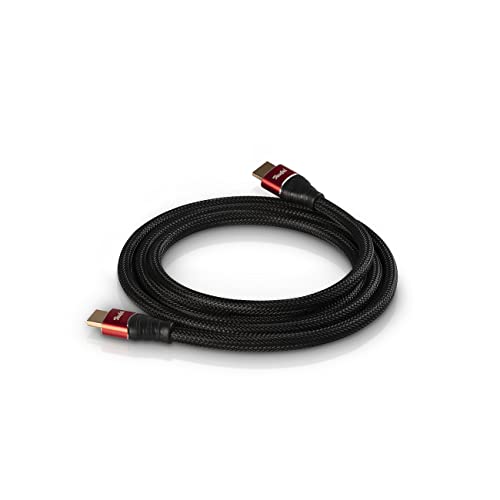 Teufel HDMI-2.0-Rundkabel Highspeed HDMI-Kabel unterstützt alle 2.0-Spezifikationen wie z.B. 4K 50/60p und 4K 3D (Schwarz, 1,5 m) von Teufel