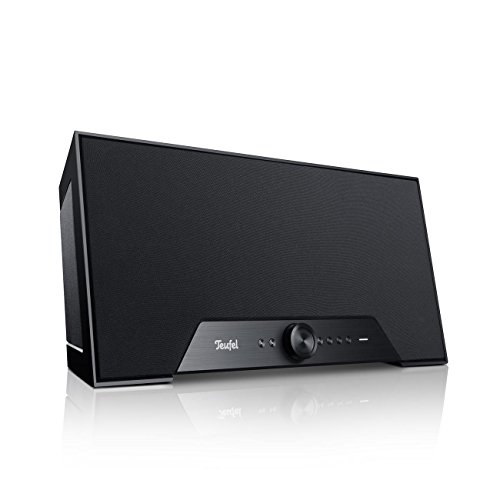 Teufel ONE M - All-in-One Soundystem Lautsprecher mit W-LAN, Bluetooth, Integriertem Subwoofer, Multiroom Musik Steaming, Wecker, LAN, Internetradio - schwarz von Teufel