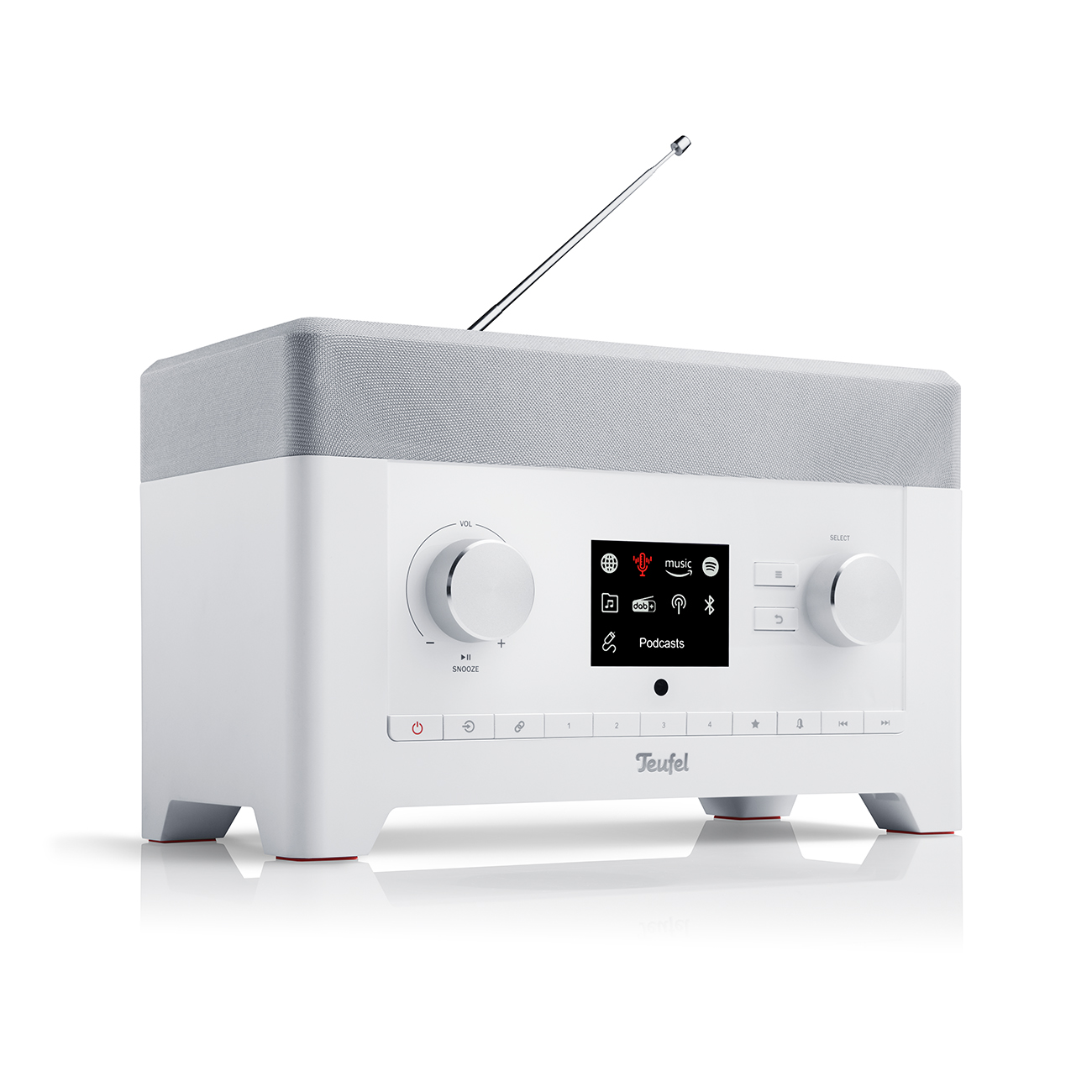 Teufel RADIO 3SIXTY Digitalradio DAB+ Internet FM Bluetooth Alarmfunktion Weiß Teufel RADIO 3SIXTY Digitalradio DAB+ Internet FM Bluetooth Alarmfunktion Weiß von Teufel