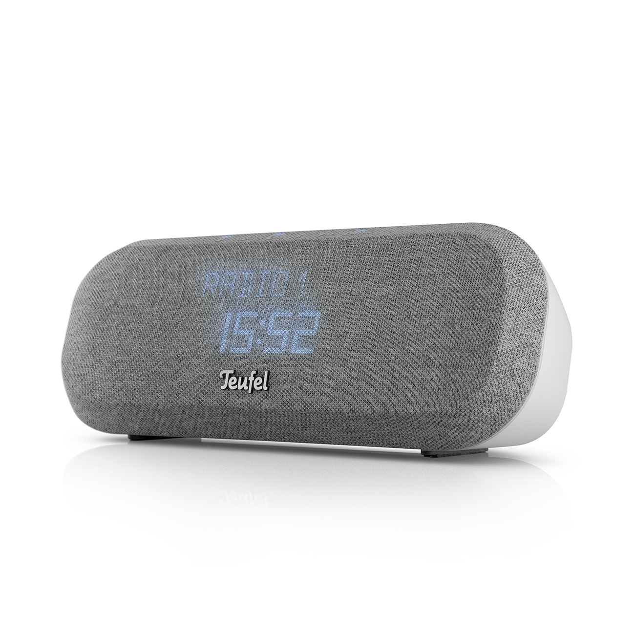 Teufel RADIO ONE Bluetooth-DAB/FM-Radiowecker Sleeptimer Lautsprecher Light Gray von Teufel