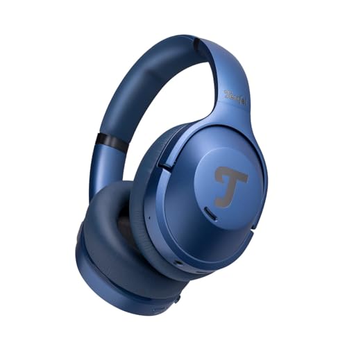 Teufel REAL Blue NC 3 - Kabellose Bluetooth-Kopfhörer Over-Ear mit Active Noise Cancelling und Langer Akkuflaufzeit (bis zu 59 Stunden mit ANC), Sprachsteuerung, Transparenzmodus (Steel Blue) von Teufel