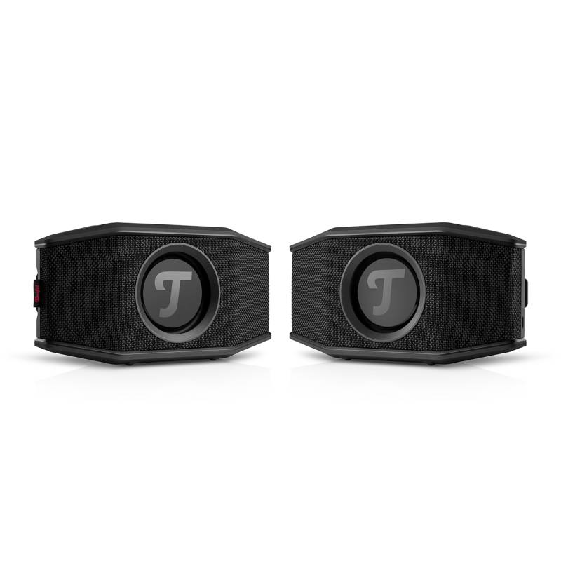 Teufel ROCKSTER GO 2 Stereo-Set 28 Stunden Akku Outdoor-Speaker wasserfest Bluetooth Night Black von Teufel