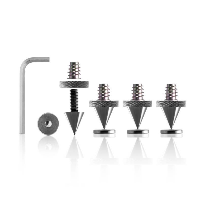 Teufel Satelliten Spikes AC 8544 BA Farbe: Titan Metall 4 Stück von Teufel