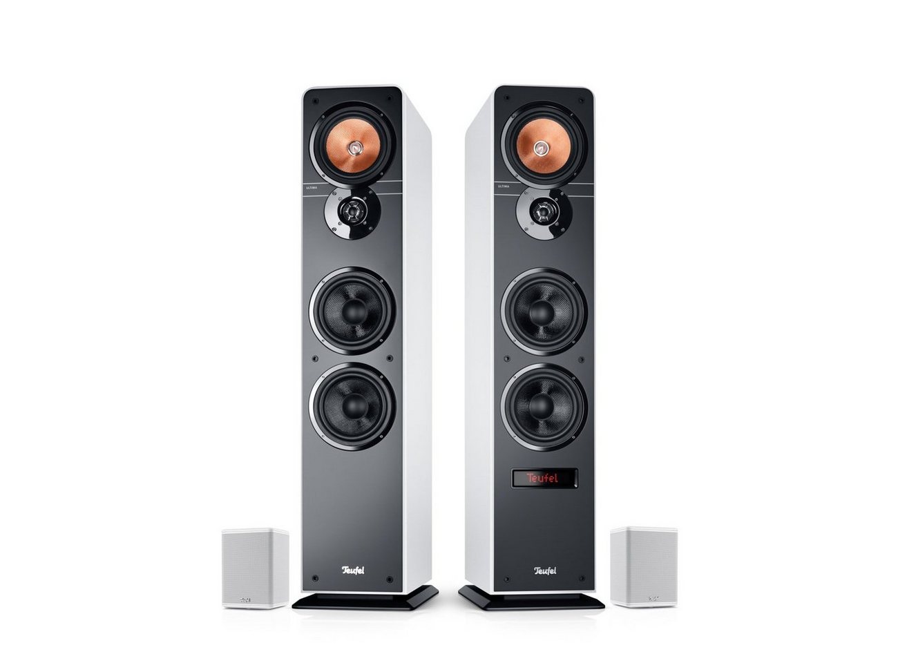 Teufel ULTIMA 40 AKTIV Surround "4.0-Set" Lautsprechersystem (Bluetooth, HDMI, 260 W, Integrierter Dynamore® Virtual Center) von Teufel