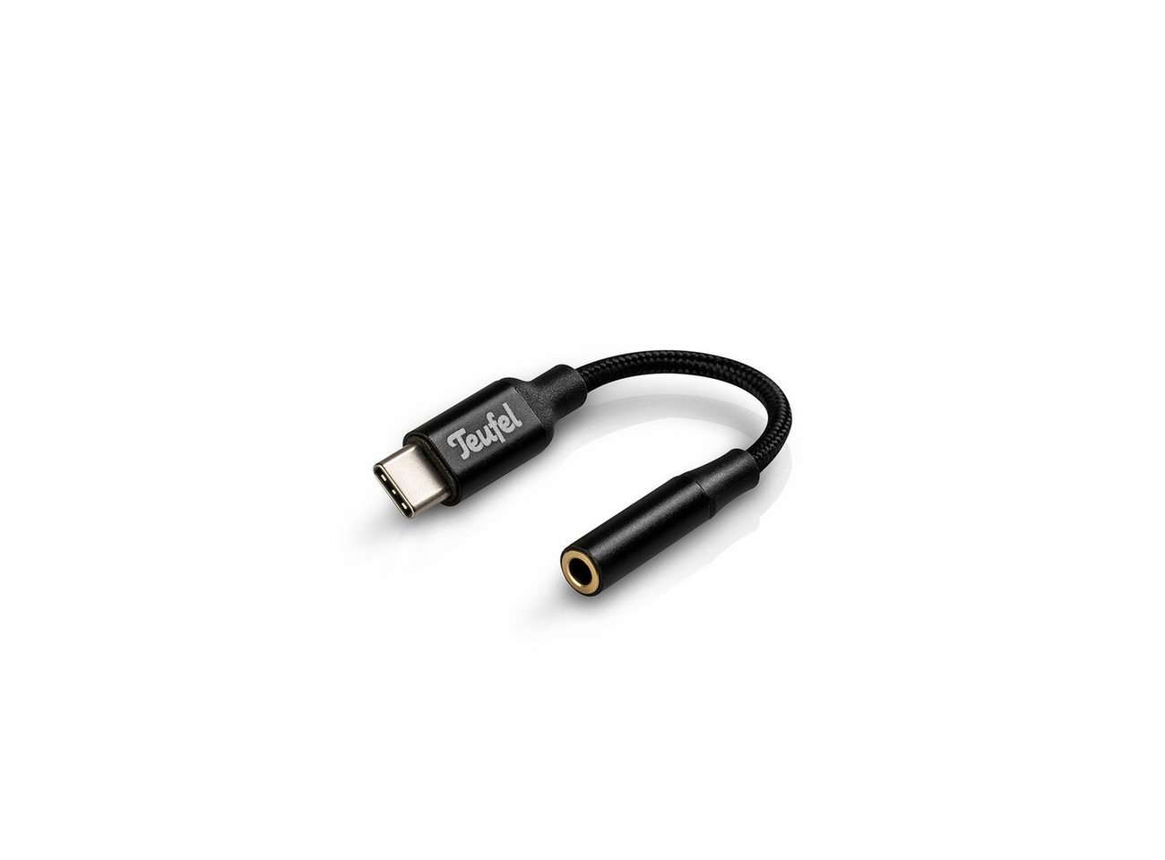 Teufel USB-C auf Kopfhöreranschluss Adapter Audio-Kabel, (11 cm) von Teufel