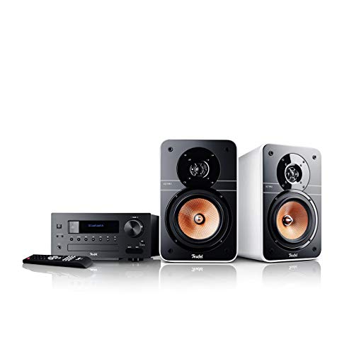 Teufel Ultima 20 Kombo - HiFi Stereo Kompaktanlage, Digitalradio DAB+, Bluetooth mit aptX, Musikstreaming, Bassreflex, USB, CD-Player - weiß von Teufel